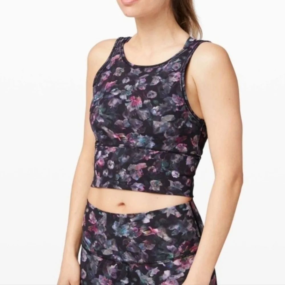 Lululemon Power Pivot Floral Tank Top
